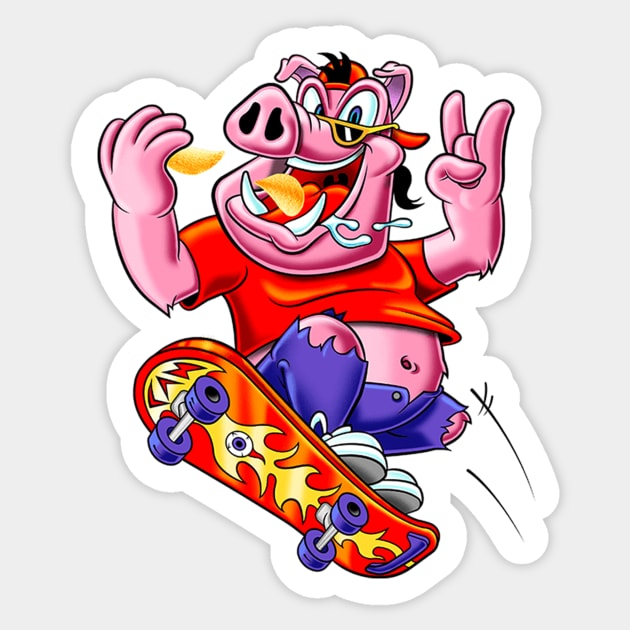 Prongles | Brayden the Salt Hog Sticker by DankSpaghetti